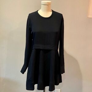 IRO Navy long sleeve dress